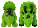 Interaktywny Dinozaur Triceratops Para Wodna Dźwięk Zielony