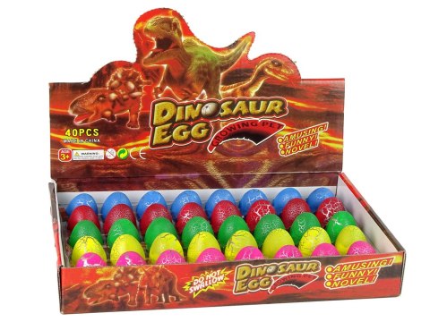 Wykluwające się Magiczne Jajko Dinozaura Rosnące 4 cm Kolory Wykluwające się Magiczne Jajko Dinozaura Rosnące 4 cm Kolory