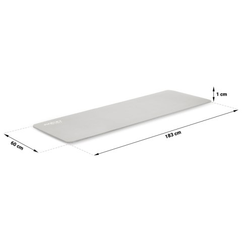 Mata do ćwiczeń 183 x 60 cm Neo-Sport - 192200 szara Mata do ćwiczeń 183 x 60 cm Neo-Sport - 192200 szara