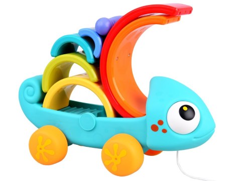 Tęczowy kameleon układanka montessori 18m+ ZA4532