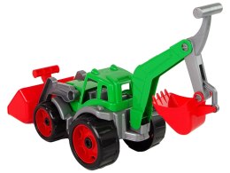 Traktor Koparka Łyżka Zielony 3671