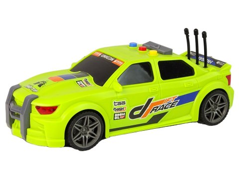 Auto Sportowe Wyścigowe 1:16 Zielony Dźwięk Auto Sportowe Wyścigowe 1:16 Zielony Dźwięk
