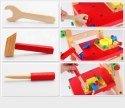 Drewniane krzesło montażowe dla dzieci zabawka edukacyjna