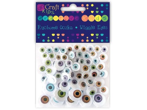 Oczka ruchome DPCRAFT mix - naturalne 72szt. Oczka ruchome DPCRAFT mix - naturalne 72szt.
