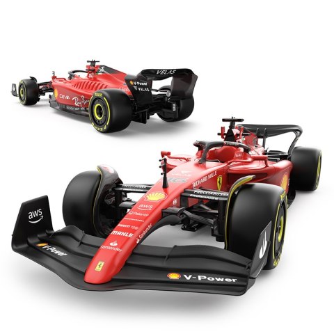 Ferrari F1 75 czerwony RASTAR model 1:12 Zdalnie sterowany bolid + Pilot 2,4 GHz + Naklejki Ferrari F1 75 czerwony RASTAR model 1:12 Zdalnie sterowany bolid + Pilot 2,4 GHz + Naklejki
