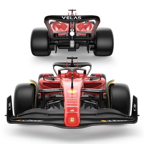Ferrari F1 75 czerwony RASTAR model 1:12 Zdalnie sterowany bolid + Pilot 2,4 GHz + Naklejki Ferrari F1 75 czerwony RASTAR model 1:12 Zdalnie sterowany bolid + Pilot 2,4 GHz + Naklejki