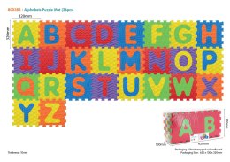 Mata Sensoryczna Puzzle Różne Kształty Alfabet