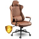 Fotel biurowy Sofotel Werona - brązowy - 2582