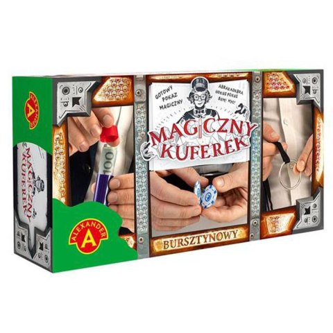 Magiczny kuferek sztuczki Bursztynowy ZA4858 Magiczny kuferek sztuczki Bursztynowy ZA4858