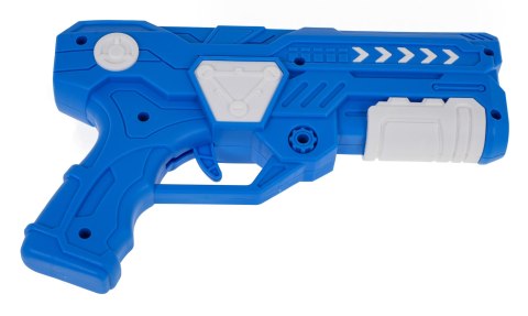 Pistolet z Wyrzutnią Czerwony + Samolot styropianowy Niebieski dla dzieci 6+ Pistolet z Wyrzutnią Czerwony + Samolot styropianowy Niebieski dla dzieci 6+
