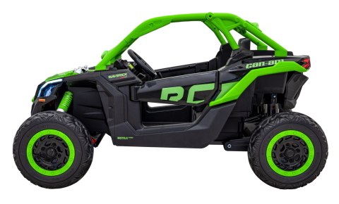 Pojazd Buggy CAN-AM Maverick 3 Turbo RR Zielony 4x200W 24V DK-CA001