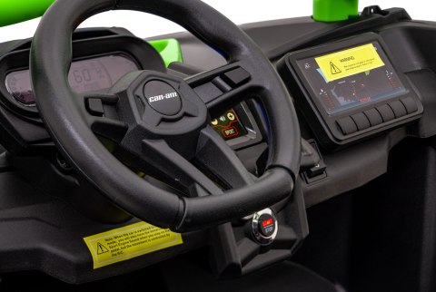 Pojazd Buggy CAN-AM Maverick 3 Turbo RR Zielony 4x200W 24V DK-CA001