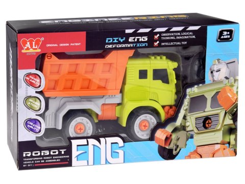 Super pojazd budowlany auto-robot 2w1 Wywrotka ZA4704 B