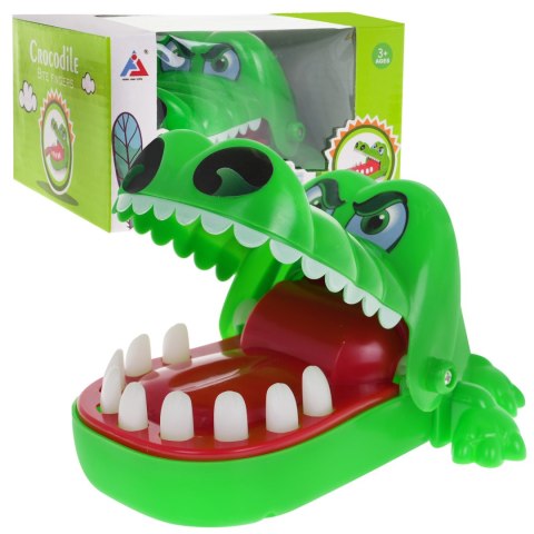 Mini Gra zręcznościowa "Krokodyl u dentysty" dla dzieci 3+ i dorosłych + Ćwiczenie refleksu Mini Gra zręcznościowa "Krokodyl u dentysty" dla dzieci 3+ i dorosłych + Ćwiczenie refleksu