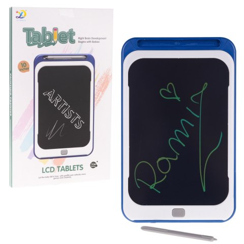 Podręczny Tablet 10' do Rysowania dla dzieci 3+ Niebieski + Rysik + Kolorowe rysunki Podręczny Tablet 10' do Rysowania dla dzieci 3+ Niebieski + Rysik + Kolorowe rysunki