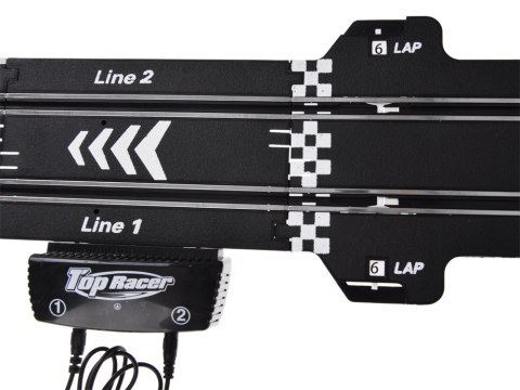 Elektryczny Tor wyścigowy rajdowy samochodowy 2 auta AUDI trasa 8m RC0620