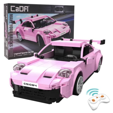 Klocki R/C Autko Sportowe Różowe EE Klocki R/C Autko Sportowe Różowe EE