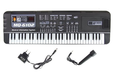 Keyboard MQ-6102 61 Klawiszy Mikrofon Do Nauki Keyboard MQ-6102 61 Klawiszy Mikrofon Do Nauki