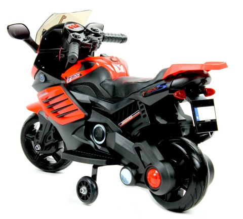 Motor na akumulator dla dzieci Skóra Eva MOTO-SX-1-Czerwony Motor na akumulator dla dzieci Skóra Eva MOTO-SX-1-Czerwony