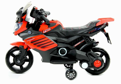 Motor na akumulator dla dzieci Skóra Eva MOTO-SX-1-Czerwony Motor na akumulator dla dzieci Skóra Eva MOTO-SX-1-Czerwony
