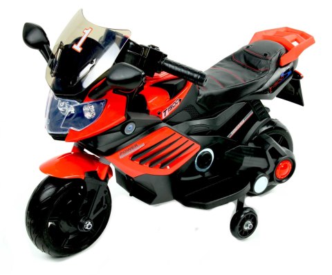 Motor na akumulator dla dzieci Skóra Eva MOTO-SX-1-Czerwony Motor na akumulator dla dzieci Skóra Eva MOTO-SX-1-Czerwony
