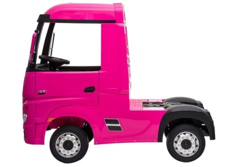 Auto Na Akumulator Mercedes Actros Różowy 4x4 Auto Na Akumulator Mercedes Actros Różowy 4x4