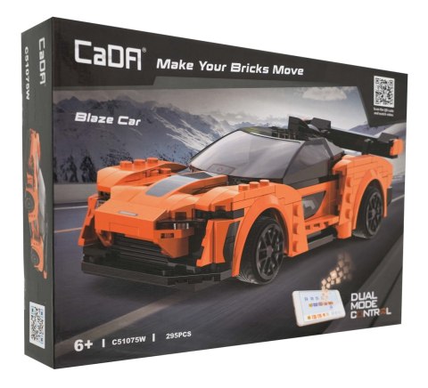 Zestaw 295 Klocków konstrukcyjnych CaDA Autko sportowe Blaze Car dla dzieci 6+ Pilot zdalnej kontroli + Aplikacja Zestaw 295 Klocków konstrukcyjnych CaDA Autko sportowe Blaze Car dla dzieci 6+ Pilot zdalnej kontroli + Aplikacja