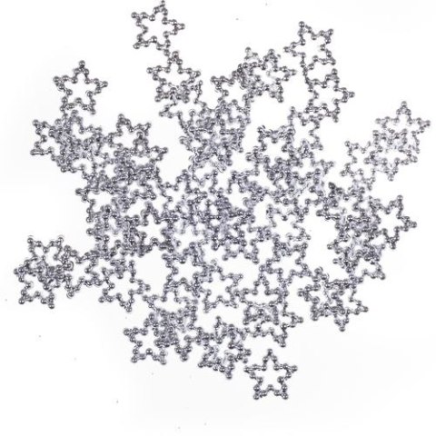 Confetti DPCRAFT Gwiazdki 60szt. srebrne Confetti DPCRAFT Gwiazdki 60szt. srebrne