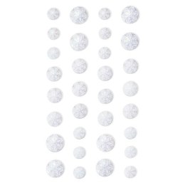 Kryształy samoprzylepne DPCRAFT mix, 32 szt. Śnieżynka
