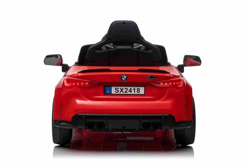 BMW M4 auto na akumulator dla dziecka Czerwony 2x35W