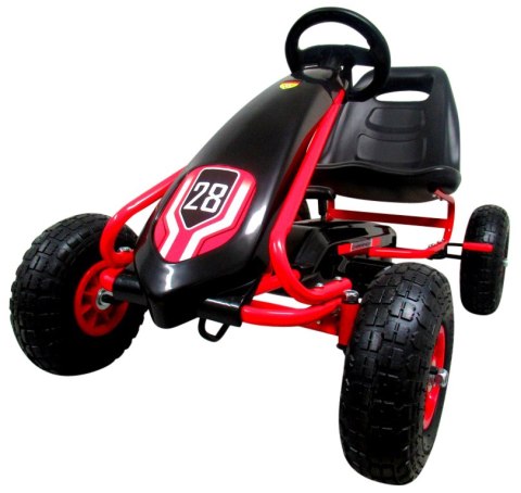 Gokart G4 CZARNY, pompowane koła, hamulec ręczny Gokart G4 CZARNY, pompowane koła, hamulec ręczny