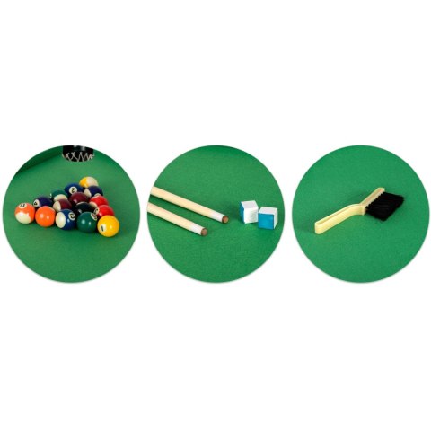 Stół do gry w bilard 122 x 61 x 76 cm NS-807 ciemny brąz Stół do gry w bilard 122 x 61 x 76 cm NS-807 ciemny brąz