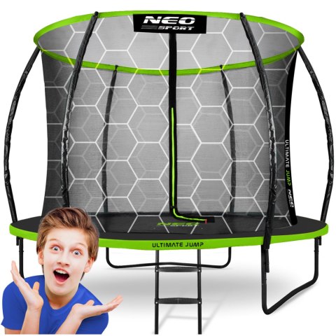 Trampolina ogrodowa profilowana 10ft/312cmz siatką wewnętrzną Neo-Sport