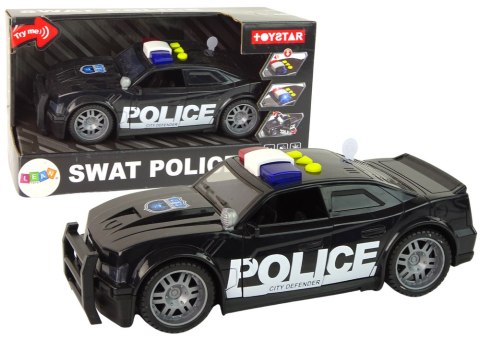 Auto Policja 1:14 Światła Dźwięki Czarne Auto Policja 1:14 Światła Dźwięki Czarne