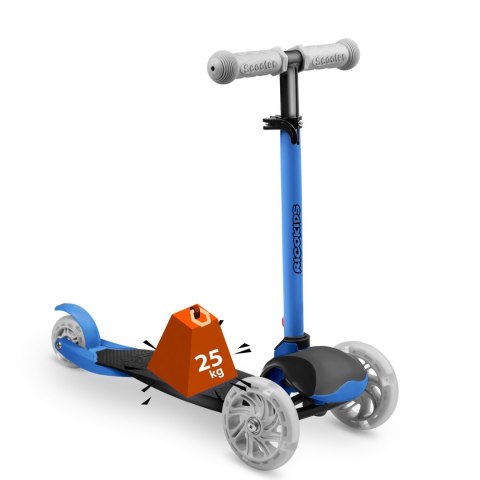 Hulajnoga trójkołowa Ricokids Loco - niebieska Hulajnoga trójkołowa Ricokids Loco - niebieska