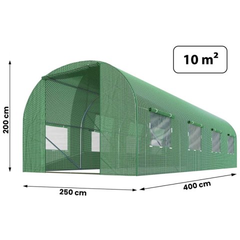 Tunel ogrodowy 2,5x4 (10m2) Plonos Tunel ogrodowy 2,5x4 (10m2) Plonos