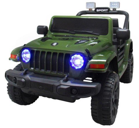 Duży Jeep X10 zielony, 2 silniki BUJAK Duży Jeep X10 zielony, 2 silniki BUJAK