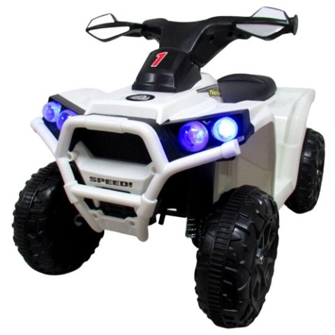 Quad J8 biały na akumulator, quady dla dzieci muzyka światła Quad J8 biały na akumulator, quady dla dzieci muzyka światła