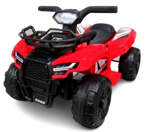 Quad J8AAA czerwony na akumulator, quady dla dzieci muzyka światło Quad J8AAA czerwony na akumulator, quady dla dzieci muzyka światło