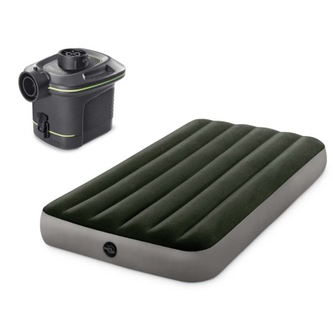 Materac dmuchany 191x99x25 cm z pompką elektryczną INTEX 64777 Materac dmuchany 191x99x25 cm z pompką elektryczną INTEX 64777