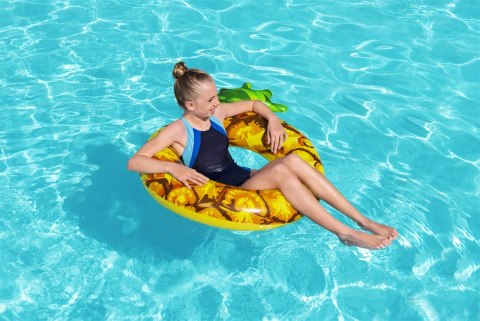 Owocowe Koło dmuchane do pływania Ananas dla dzieci 12+ i dorosłych BESTWAY 116x88cm Owocowe Koło dmuchane do pływania Ananas dla dzieci 12+ i dorosłych BESTWAY 116x88cm