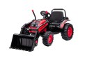 Traktor na akumulator dla dziecka - Koparka czerwona dla dziecka