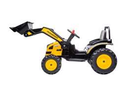 Traktor na akumulator dla dziecka - Koparka żółta dla dziecka
