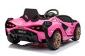 Auto na akumulator dla dziewczynki Lamborghini SIAN Różowy