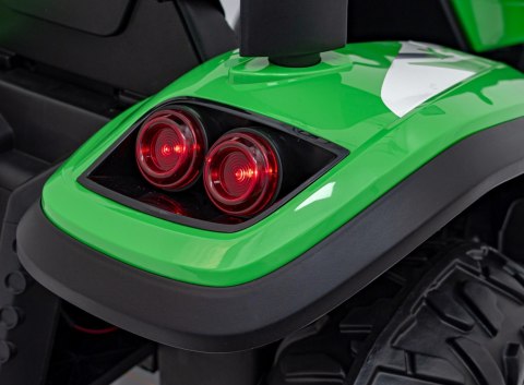 Wielki traktor na akumulator z przyczepką BLAST 2x200W 24V