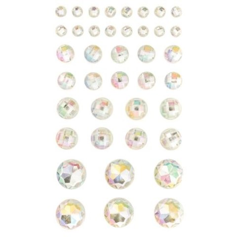 Kryształki samoprzylepne DPCRAFT 40 szt. Opal Kryształki samoprzylepne DPCRAFT 40 szt. Opal
