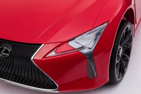 Lexus LC500 na akumulator dla dzieci Czerwony + Pilot + Wolny Start + EVA + Audio LED