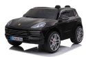 Elektryczny Porsche Cayenne S Czarny lakier Jazda dla dzieci