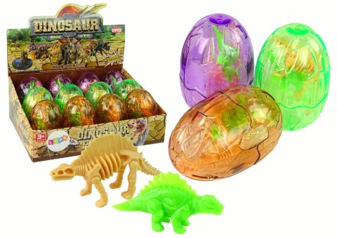 Duże Jajo Dinozaura 2 Figurki Jajko Dinozaury 9 cm Duże Jajo Dinozaura 2 Figurki Jajko Dinozaury 9 cm