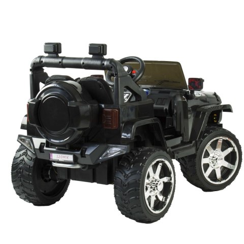 Auto na akumulator dla dzieci 4x4 skóra EVA pilot CAR-JM-17-CZARNY Auto na akumulator dla dzieci 4x4 skóra EVA pilot CAR-JM-17-CZARNY